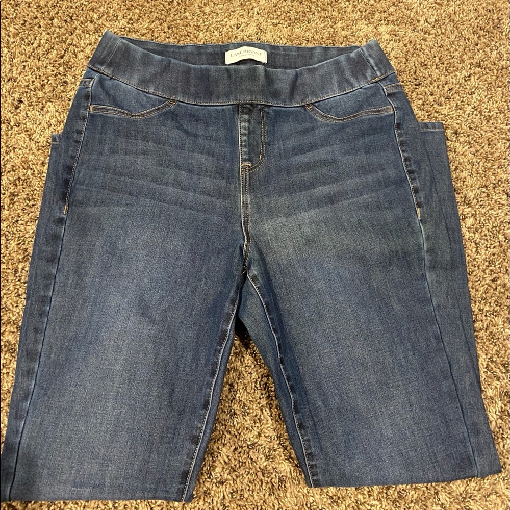 Denim leggings